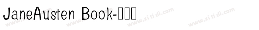 JaneAusten Book字体转换